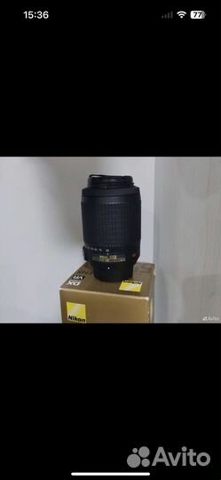 Объектив nikkor lens VR Zoom-Nikkor 55-200mm