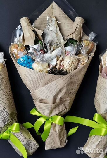 Съедобные букеты для мужчин