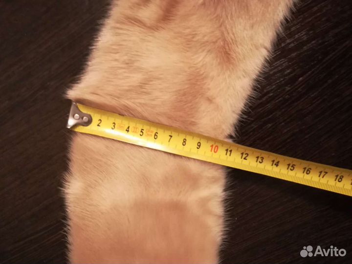 Воротник норка натур. новый