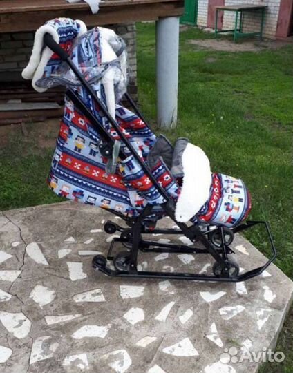 Санки-коляска