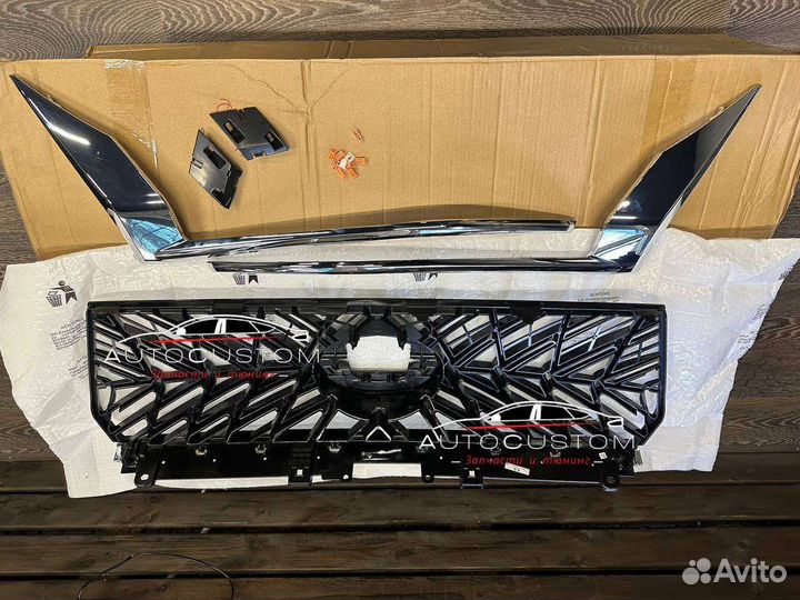 Решетка радиатора Prado 150 рестайлинг 17+ года