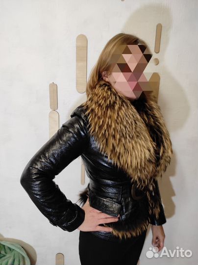 Дубленка из овчины женская XS
