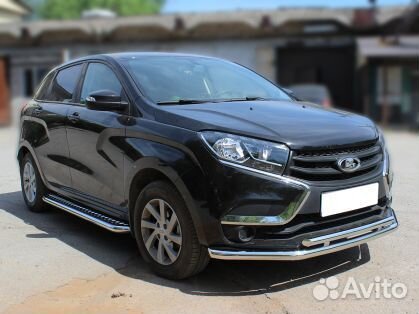 Защита переднего бампера LADA Хray 2015-наст.вр