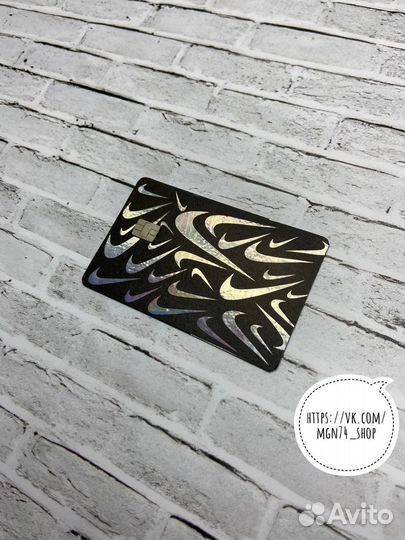 Наклейка на банковскую карту