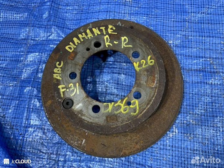 Тормозной диск на mitsubishi diamante F31A 4G73