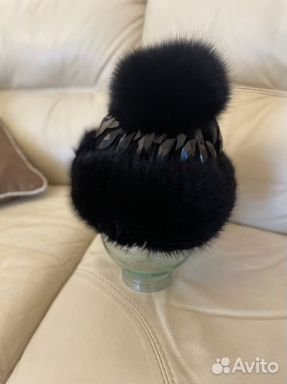 Шапка зимняя меховая женская