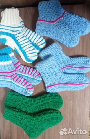Носки вязаные