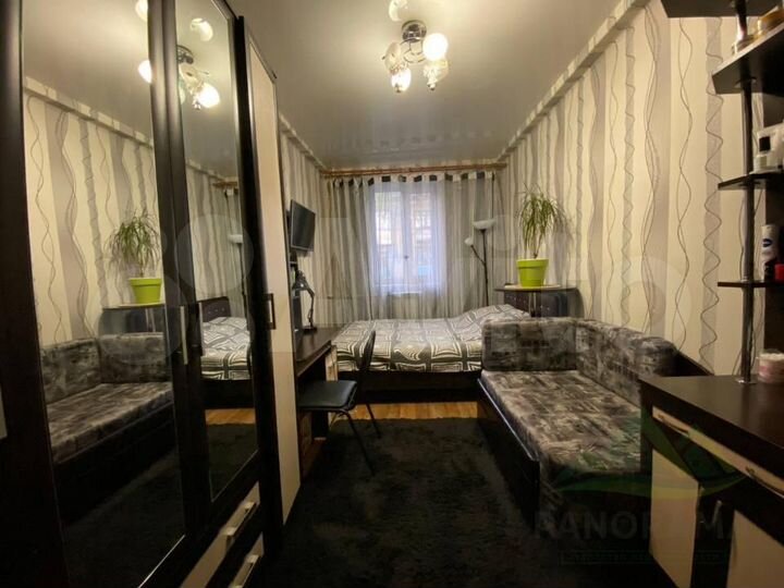 Комната 12 м² в 3-к., 2/2 эт.