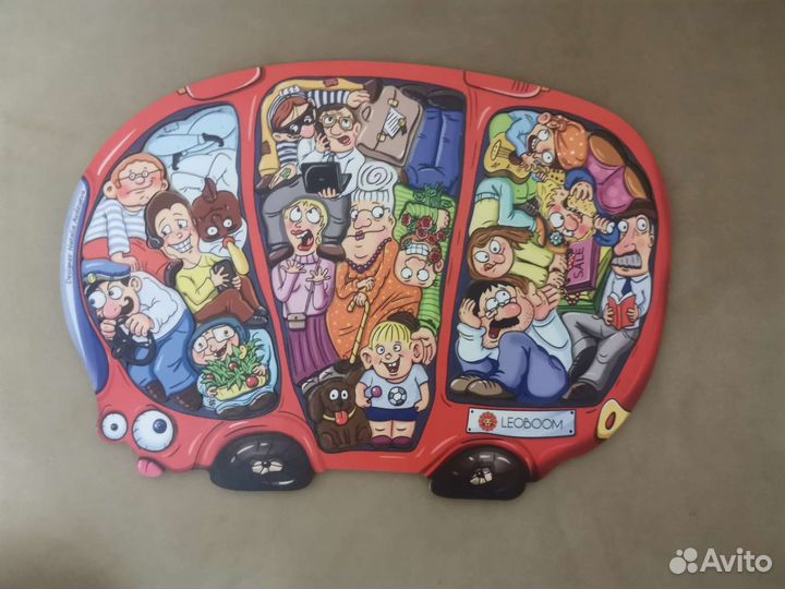 Пазл автобус в час пик