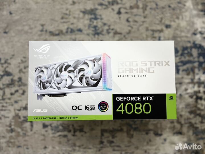 Asus RTX 4080 ROG Strix OC White Новые