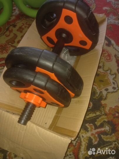 Гантели разборные, гири