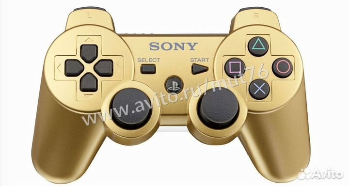 Джойстики для PS3 новые цвет золото и другие