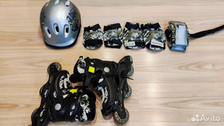 Роликовые коньки детские раздвижные 31-34 размер