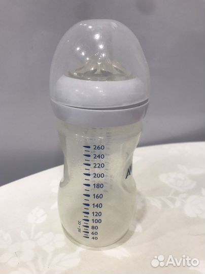 Бутылочка avent и соска для густых жидкостей