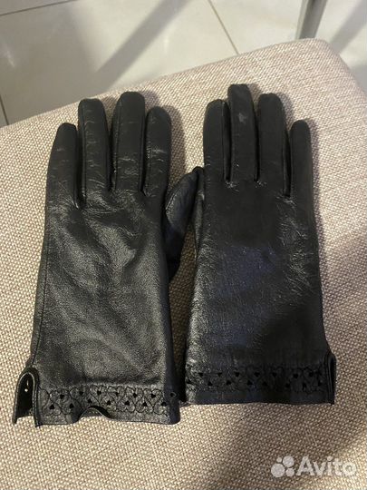 Перчатки женские натуральная кожа