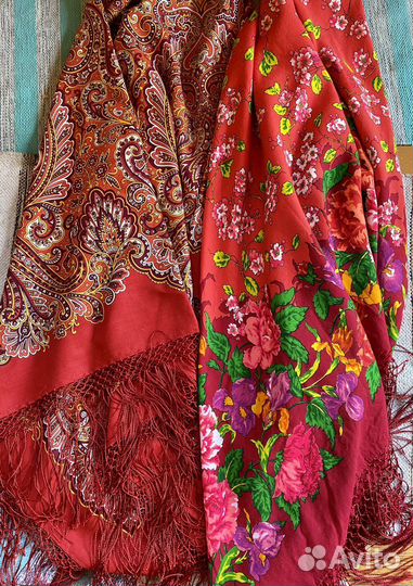 Платок шаль павловопосадский