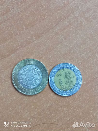 Монеты Мексики