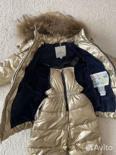 Зимний комбинезон для девочки moncler