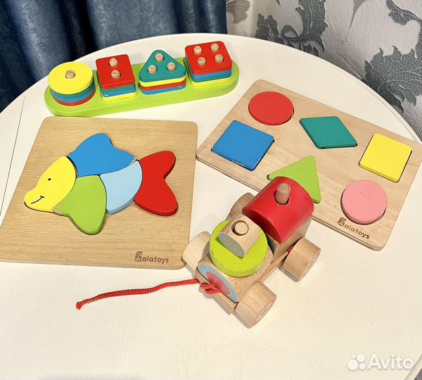 Развивающие игрушки из дерева Alatoys