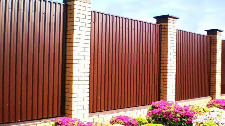 Забор из профнастила