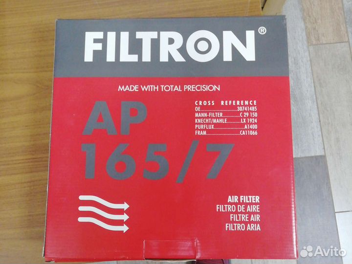 Воздушный фильтр Filtron