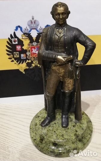 Бронзовая статуэтка Суворов Александр Васильевич