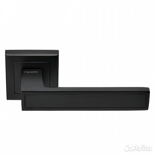 Ручка дверная rucetti RAP 23-S BL черная