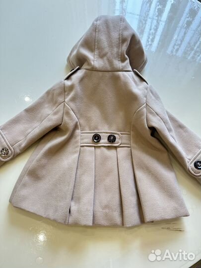 Фирменное пальто для девочки next 86
