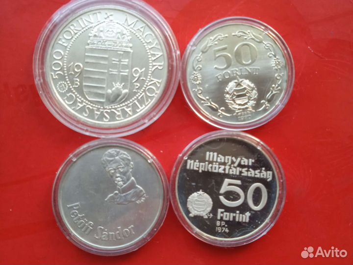 Иностранные серебряные монеты