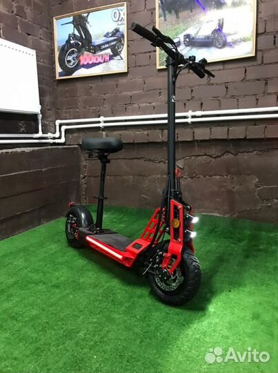 Электросамокат с сиденьем white siberia taiga 2 10