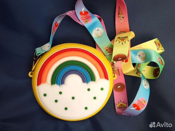 Детская силиконовая сумочка кошелёк