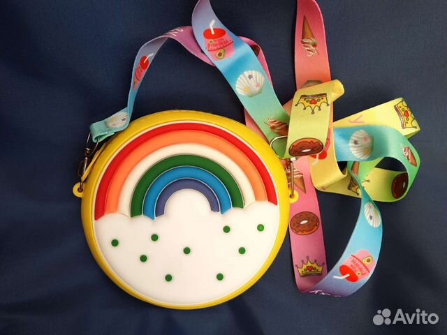 Детская силиконовая сумочка кошелёк