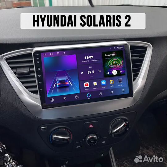 Магнитола Hyundai Solaris 2 4 TS7Pro 2/32 Android