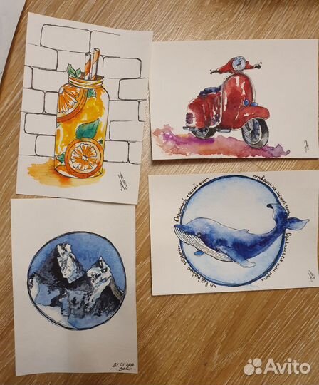 Акварель А5 (скетч)