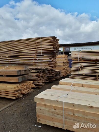 Пиломатериалы. Доска сухая 20 125 6000
