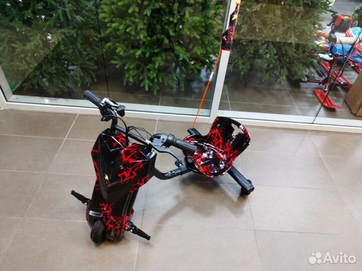 Электроскутер Drift Car Красная Молния
