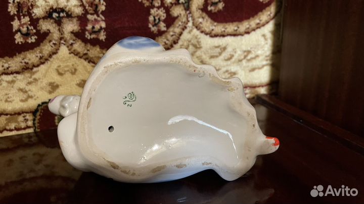 Цыганка с веером фарфор