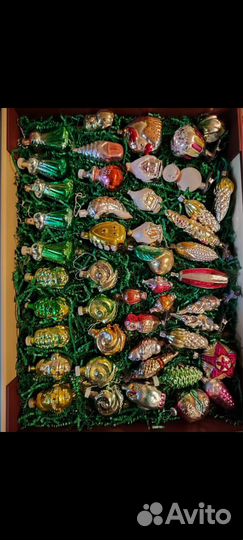 Елочные игрушки СССР