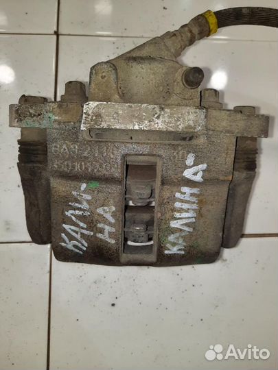 Суппорт передний левый ваз Kalina 2004 1118