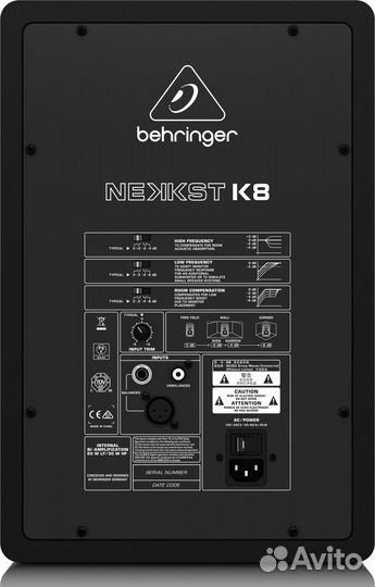 Студийный монитор Behringer K8