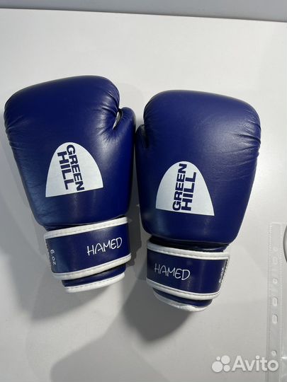 Боксерские перчатки 6 oz Green hill