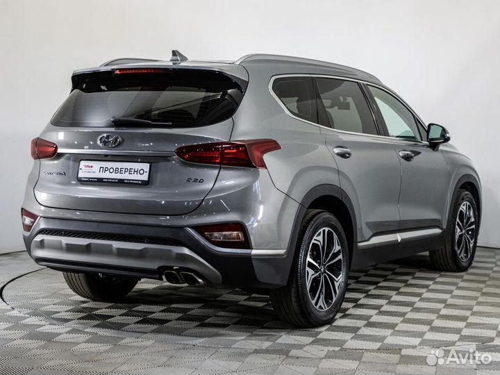 Hyundai Santa Fe 2.2 AT, 2018, 77 634 км