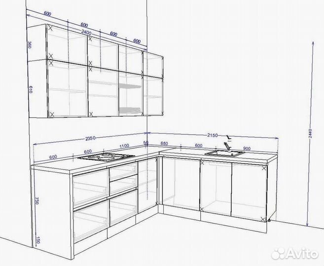 Кухонный гарнитрур напрямую от производителя