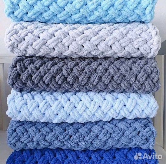 Плед ручной работы