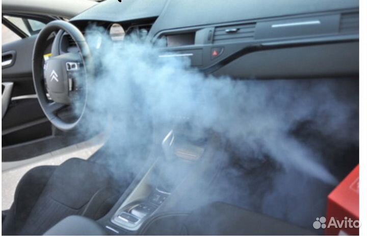 Обработка салона сухим туманом