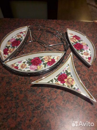 Менажница фарфор