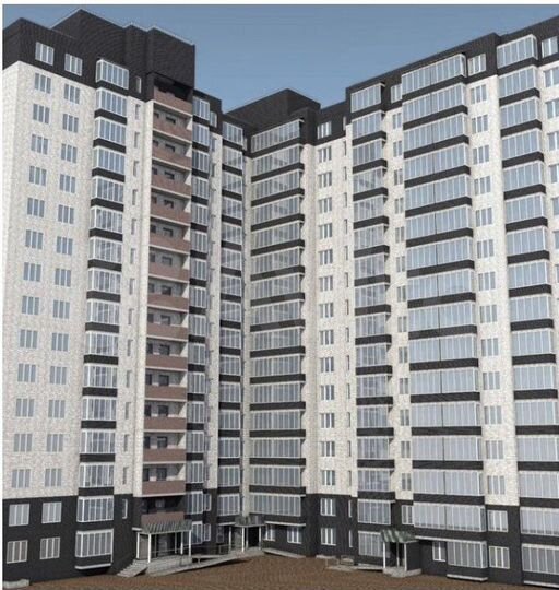 2-к. квартира, 53,3 м², 4/16 эт.