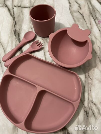 Силиконовая посуда для малышей