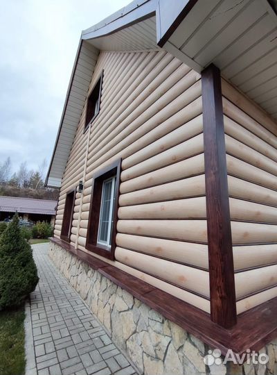 Фасад дома из сайдинга