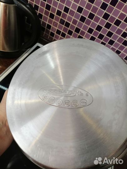 Кастрюля из нержавейки 3л